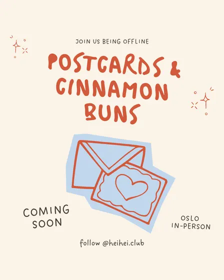 Postcards & Cinnamon Buns ✉️