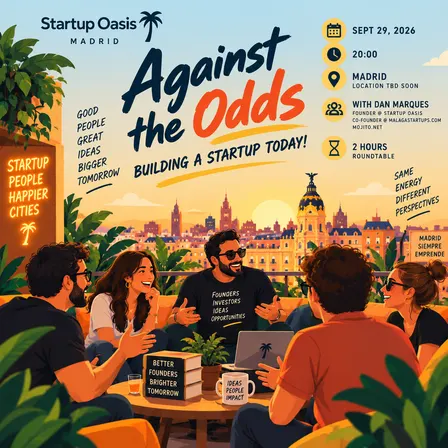 [Startup Oasis - Madrid] Against the Odds: Building a Startup Today!