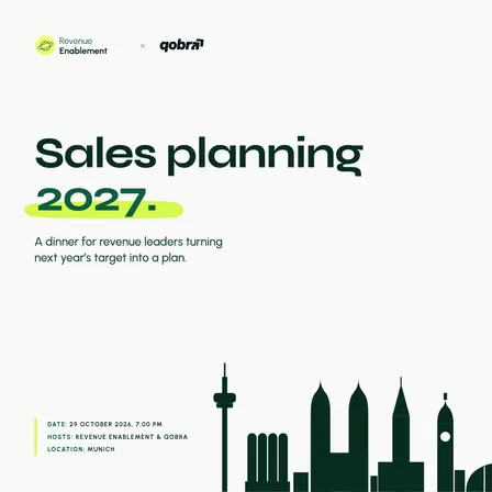 Sales Planning 2027: The Munich Dinner