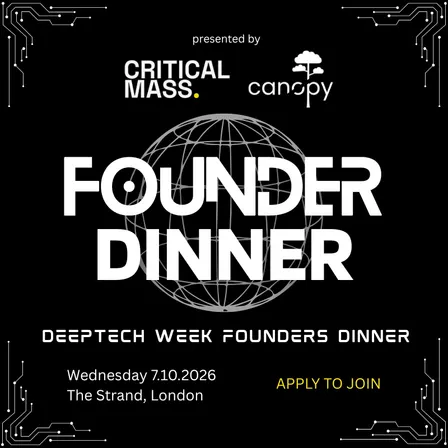 Deeptech Week Founders Dinner with Canopy