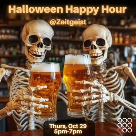 9Zero Halloween Happy Hour at Zeitgeist🎃