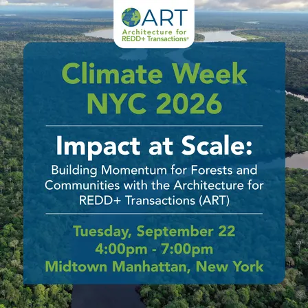 Impact at Scale: Building Momentum for Forests and Communities with the Architecture for REDD+ Transactions (ART)