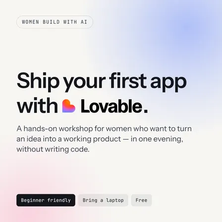 Not a Tech Bro? Build Anyway.