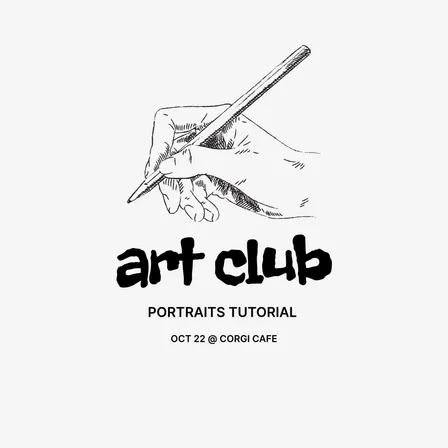 art club @ corgi - portraits tutorial
