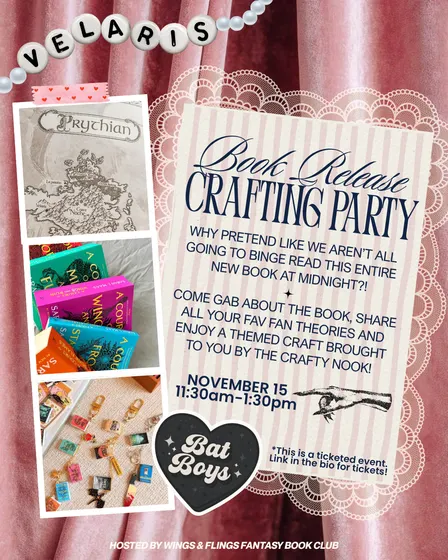 ACOTAR CRAFT NIGHT- HIGH FAE TIER $32