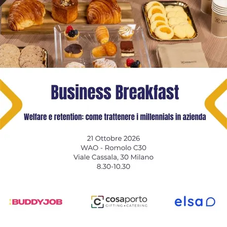Business Breakfast | Cosaporto-BuddyJob-CiaoElsa
