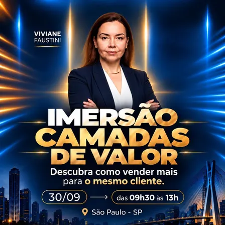 Imersão Camadas de Valor: Descubra como vender mais para o mesmo cliente