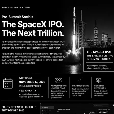 DB Global Space Summit: Pre-Summit Private Networking