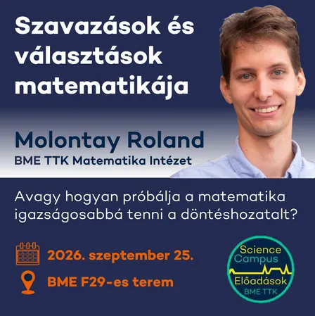 Szavazások és választások matematikája - Molontay Roland előadása