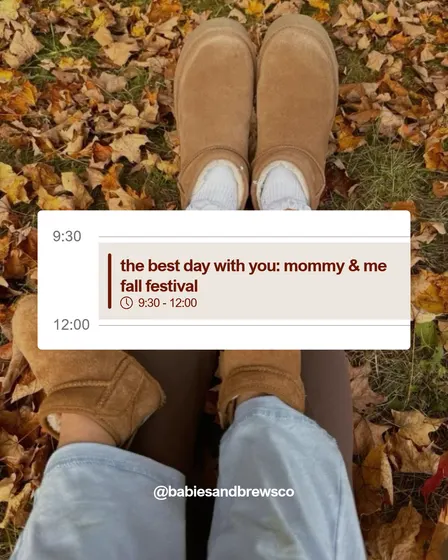 the best day with you: mommy & me fall festival