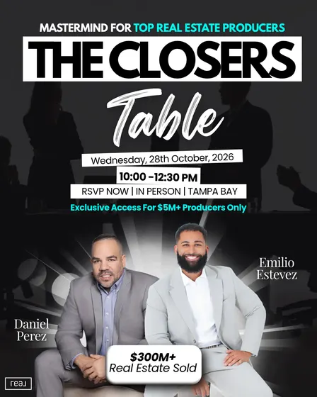 The Closers Table Tampa: The Perfect Listing Presentation