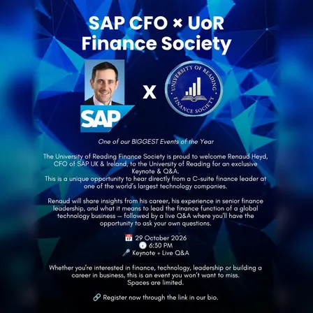 UoR Finance X SAP CFO