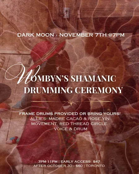 Dark Moon - Wombyn's Shamanic Drumming Ceremony