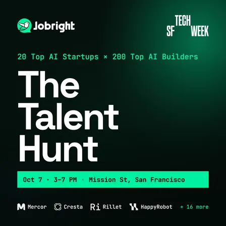 The Talent Hunt: 20 AI Startups Pitch to 200 Top Builders -#SFTechWeek