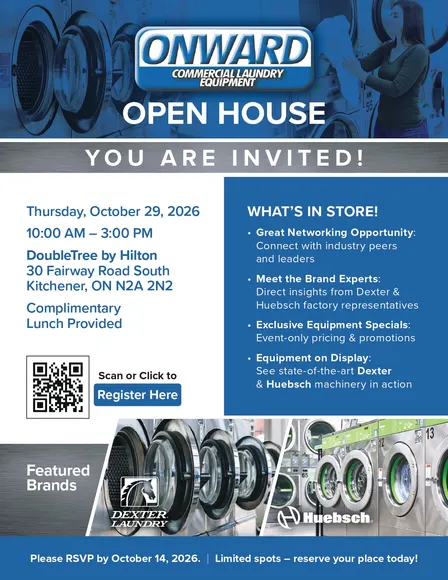 Onward Commercial Laundry Open House