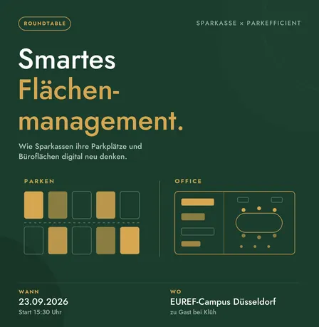 Sparkassen Roundtable - New Work und Parkplatzmanagement neu gedacht