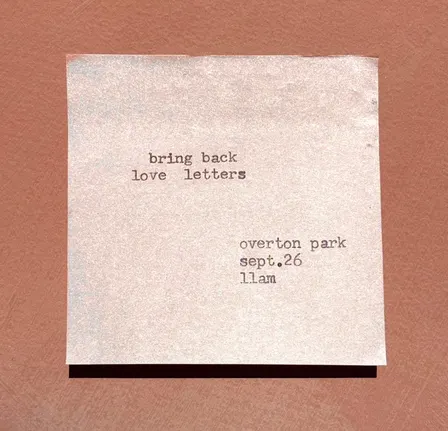Bring Back Love Letters
