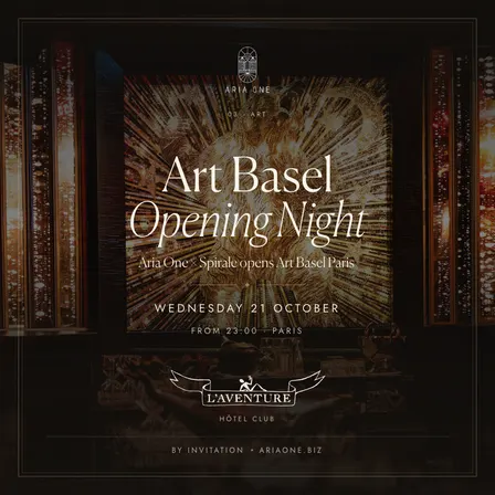 Art Basel Opening night with Spirale