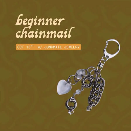 Beginner Chainmail with Junk Mail Jewelry