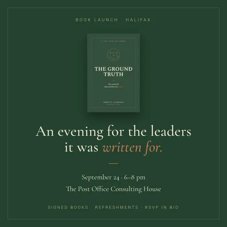 The Ground Truth Book Launch