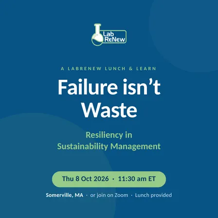Failure isn’t Waste: Resiliency in Sustainability Management (in-person)