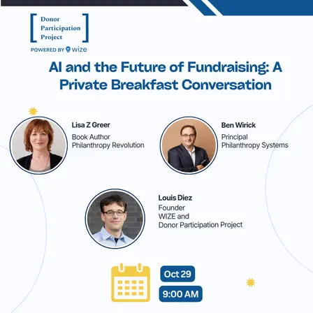 AI and the Future of Fundraising: A Private Breakfast Conversation