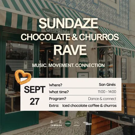 Sundaze Chocolate & Churros Morning Rave