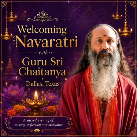 Welcoming Navaratri with Guru Sri Chaitanya | Dallas