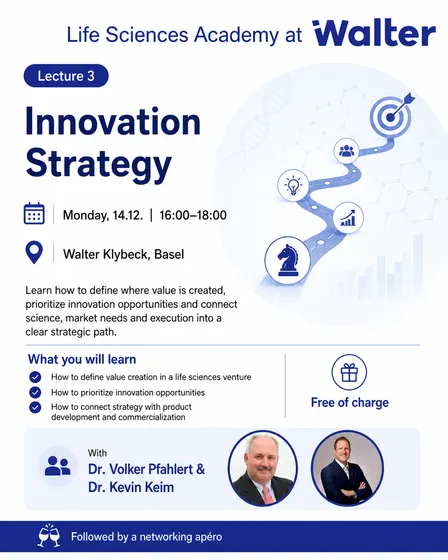 Life Science Academy at Walter: Session 3 — Innovation Strategy