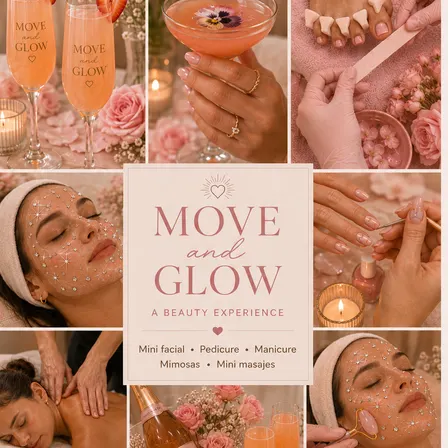 Move and Glow a Beauty Experience 💆🏻‍♀️💅🏼🥂✨