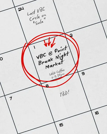 VBC Book Exchange @ SABA's Point Break Night Market