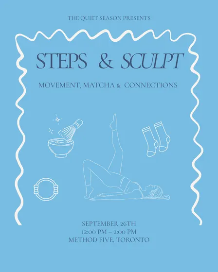 Steps & Sculpt: pilates & connections. September Edition.