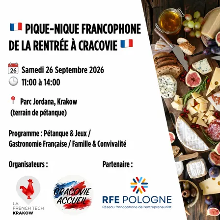 🇫🇷 PIQUE-NIQUE FRANCOPHONE DE LA RENTRÉE À CRACOVIE 🇫🇷