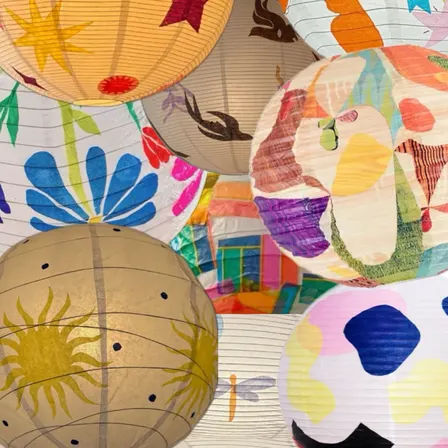 Deco Decoupage: Paper Lantern Decorating