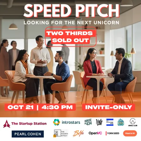 Speed Pitch: Guaranteed 1:1 Meetings With Investors