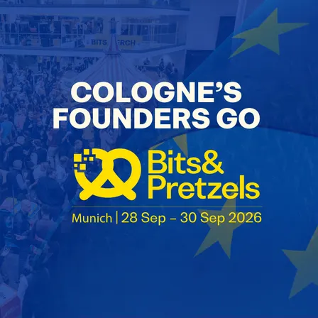 Cologne's founders go Bits & Pretzels 2026