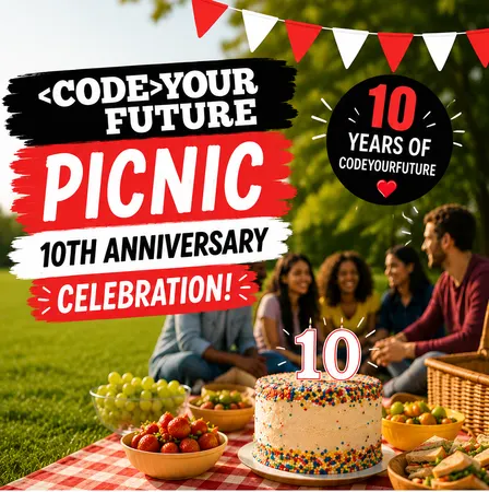 CodeYourFuture North West 10th Anniversary Celebration - Community gathering