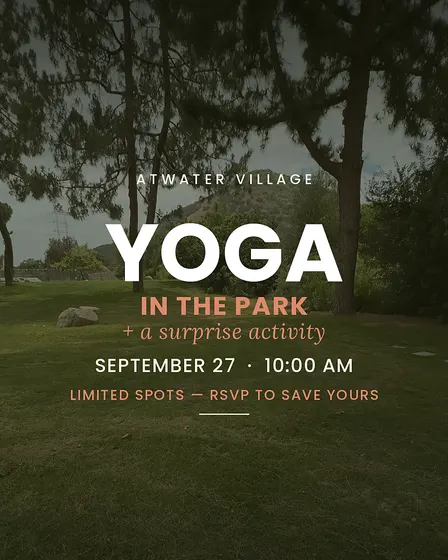 Atwater Village Yoga in the Park + Activity