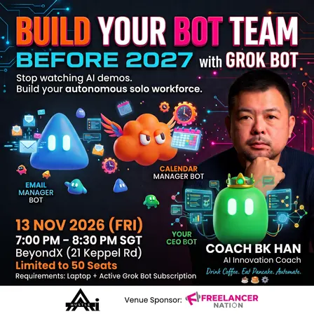 BUILD YOUR BOT TEAM (GROK BOT) BEFORE 2027