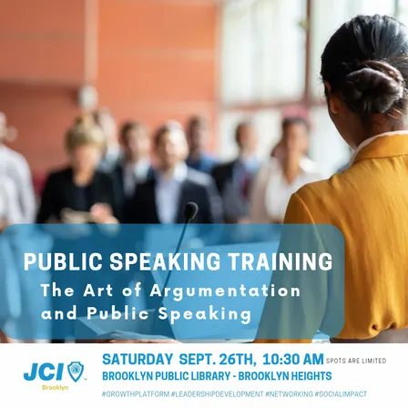 PUBLIC SPEAKING TRAINING - THE ART OF PUBLIC SPEAKING