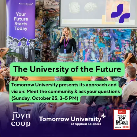 What does the University Of The Future Look Like? Tomorrow University presents its approach & vision ✨