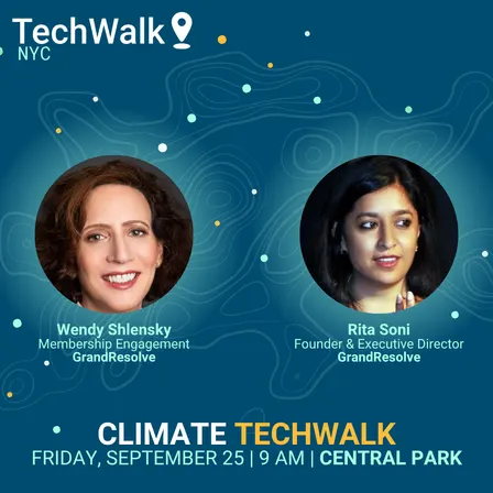Climate TechWalk | NYC, 9/25 w/ GrandResolve