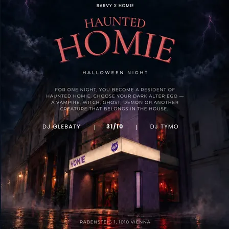HAUNTED HOMIE — HALLOWEEN NIGHTBARVY