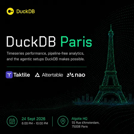 DuckDB - Paris Meetup