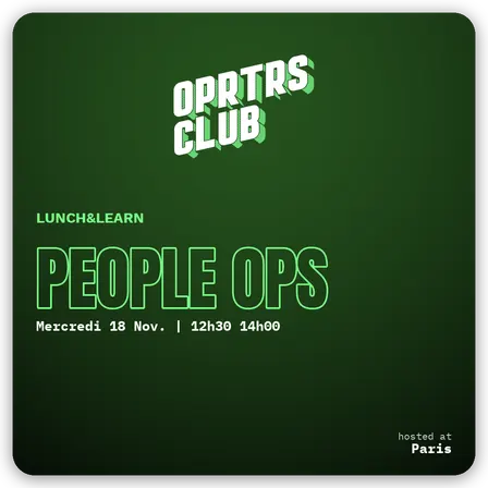 OPRTRS Lunch & Learn | People Squad