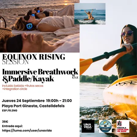 Immersive Breathwork & Paddle / Kayak - Equinox Rising