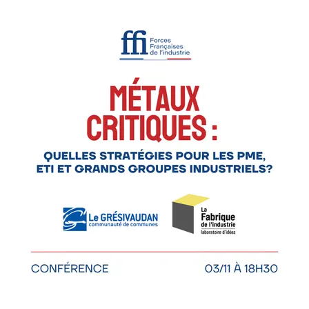 Métaux critiques : quelles stratégies pour les PME, ETI et grands groupes industriels ?