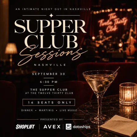 SUPPER CLUB SESSIONS - Nashville