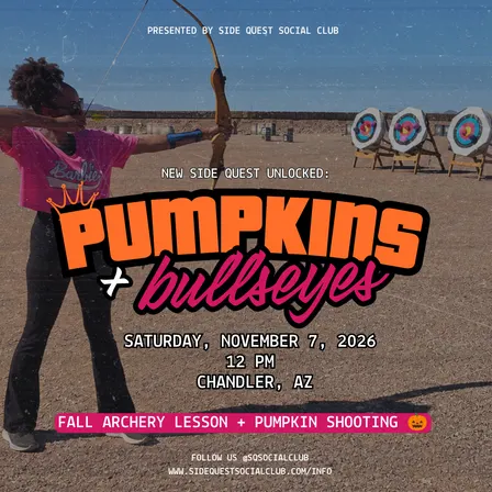 Pumpkins + Bullseyes: Fall Archery🎃🏹