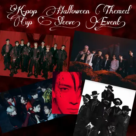 K-pop Halloween themed Cup Sleeve Event